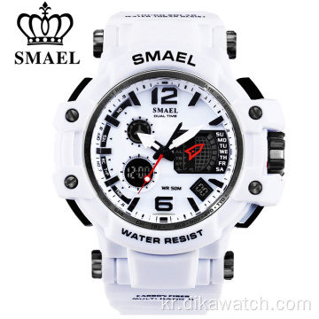 SMAEL 남성용 석영 디지털 시계 남성용 스포츠 시계